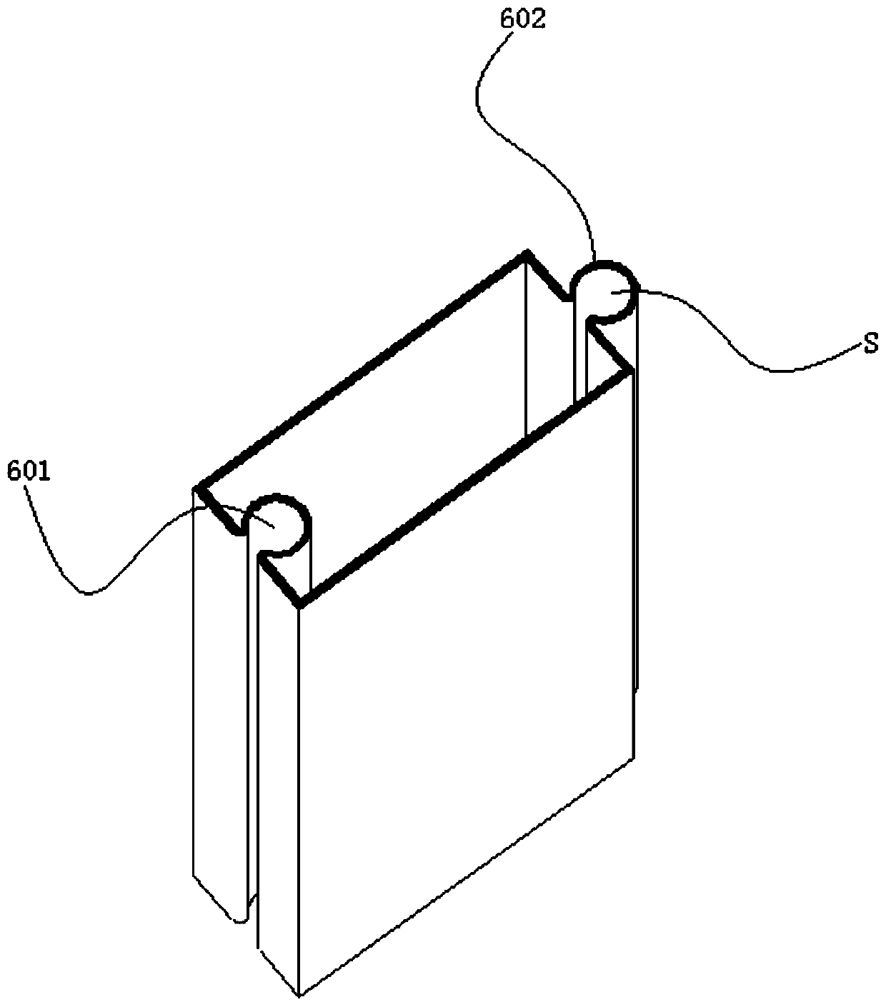 A polymer plastic assembled pipe gallery and its construction method