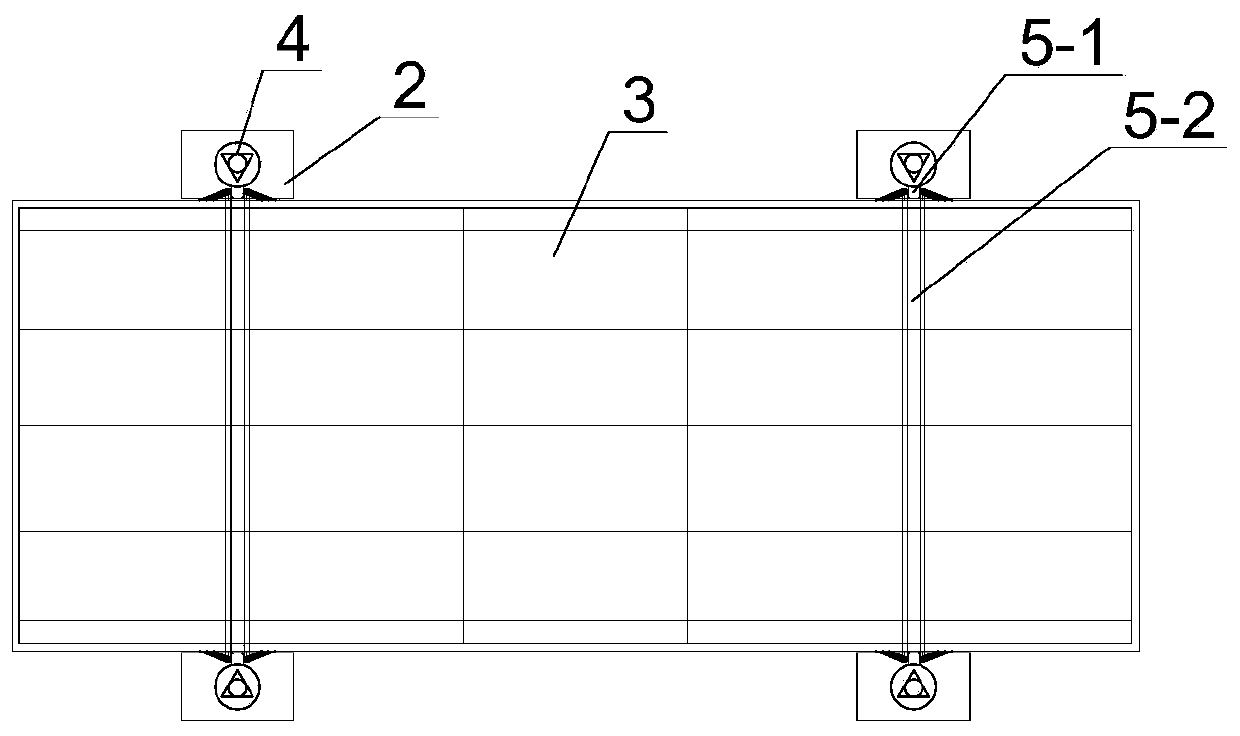 Pile foundation type offshore breeding platform