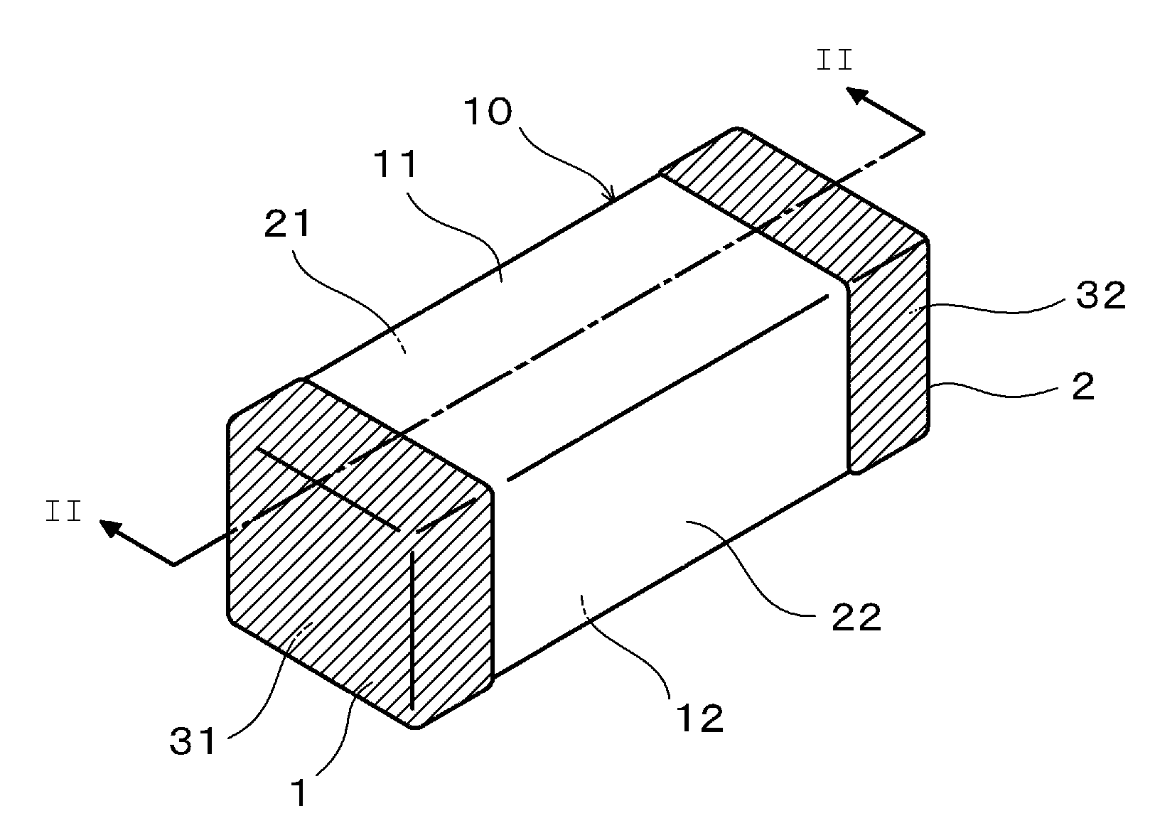 Laminated electronic component and method for manufacturing the same