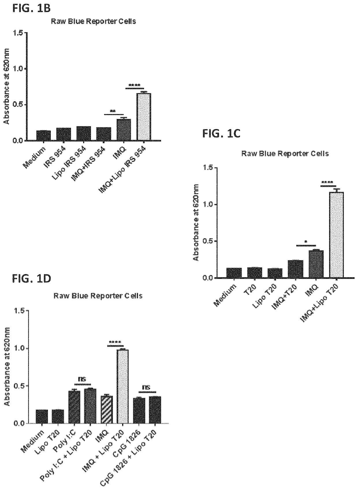 Amphiphilic oligodeoxynucleotide conjugates as adjuvant enhancers