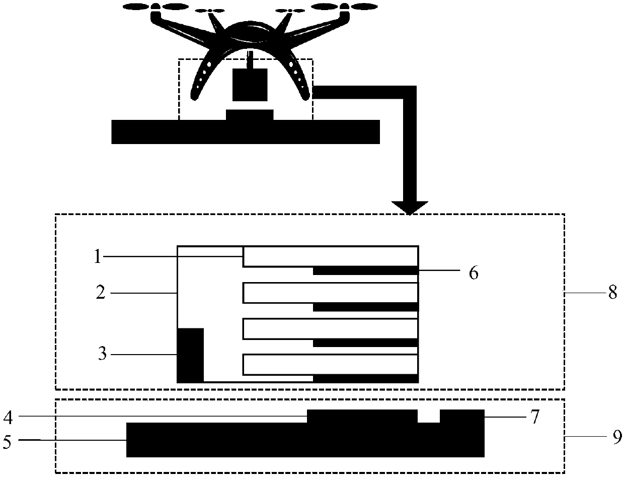 Fast wireless rechargeable system for mini unmanned aerial vehicle