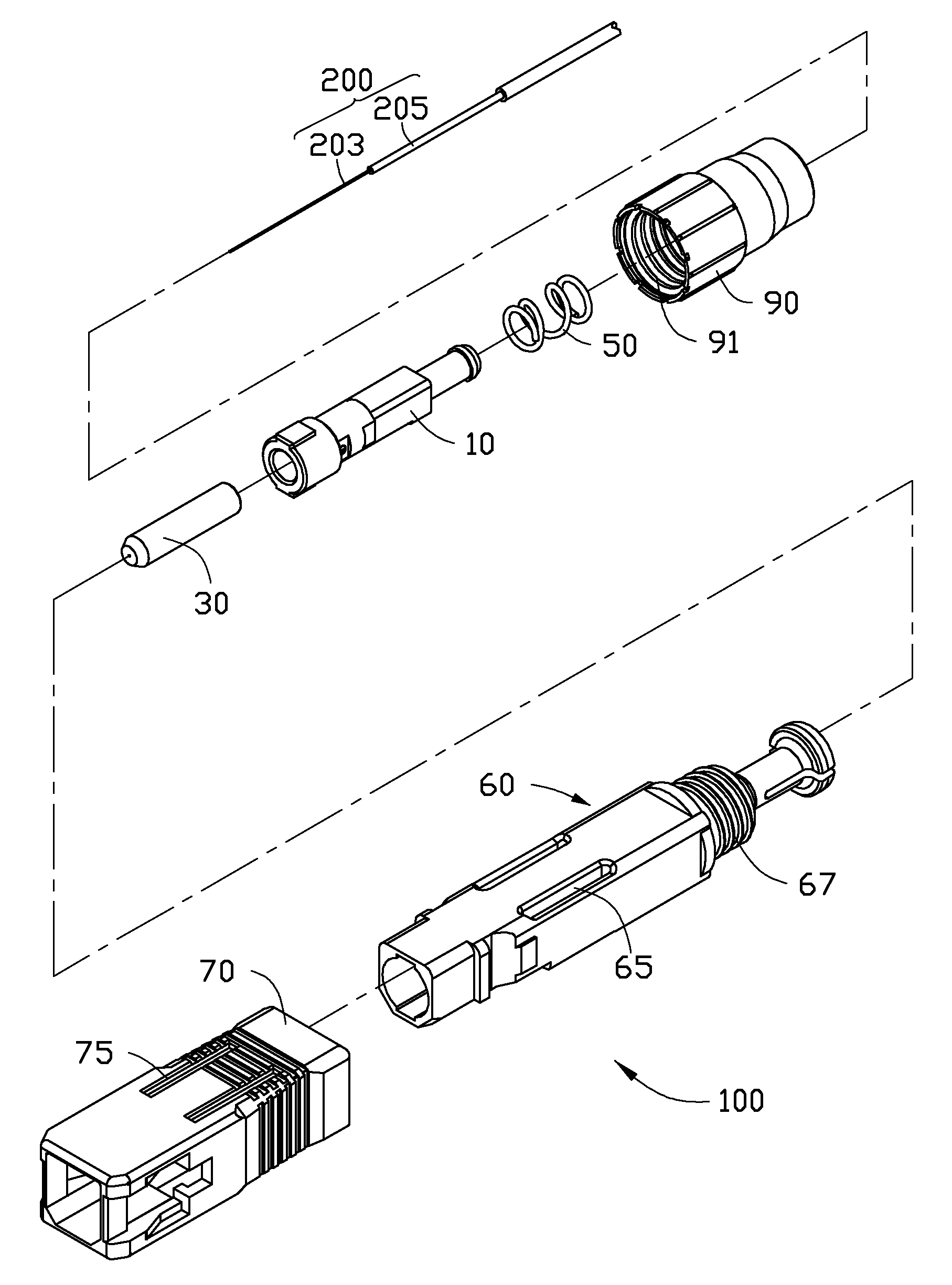 Optical fiber connector