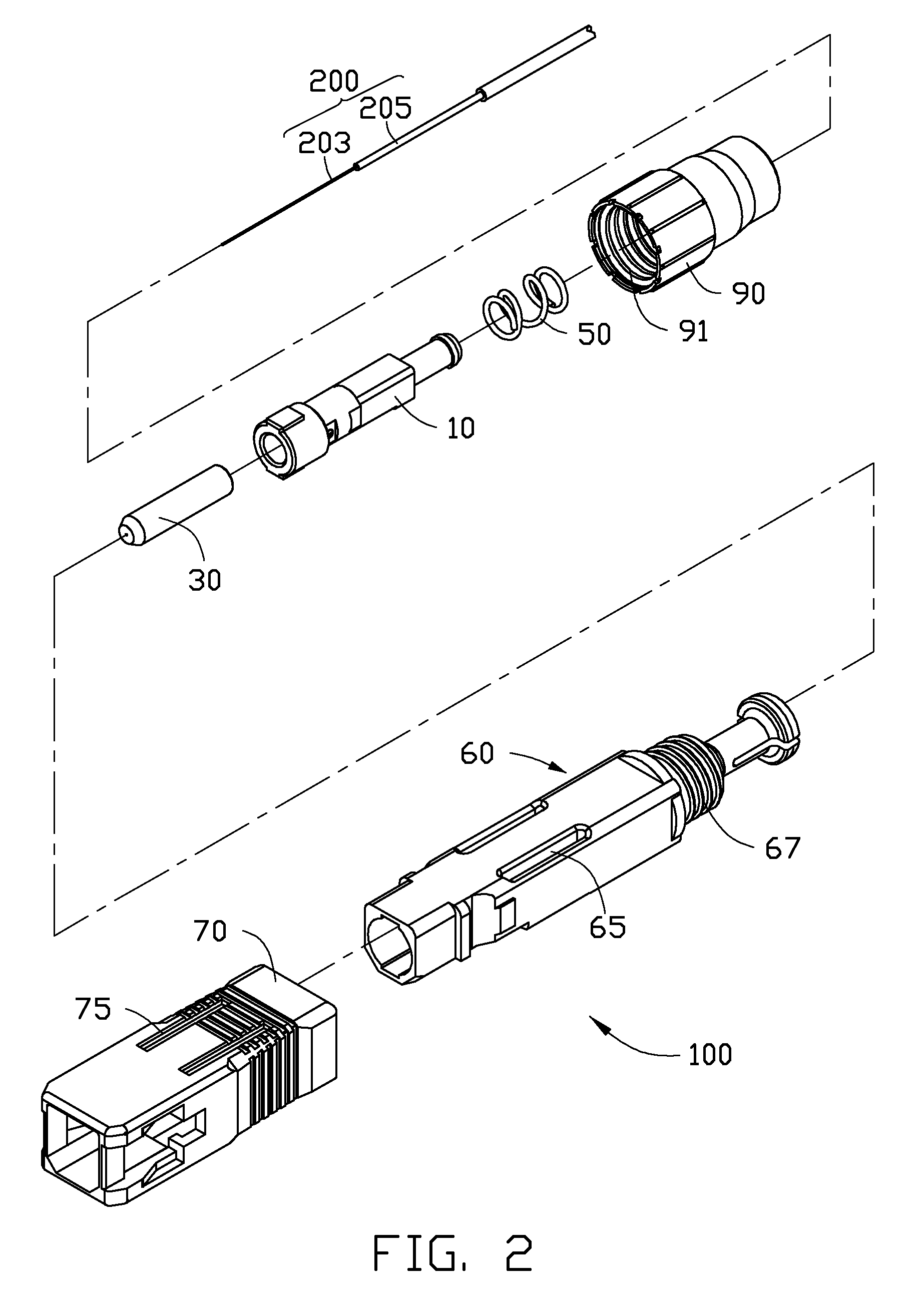 Optical fiber connector