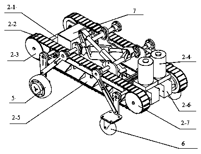 Object-loading robot which can move as well as climb stairs