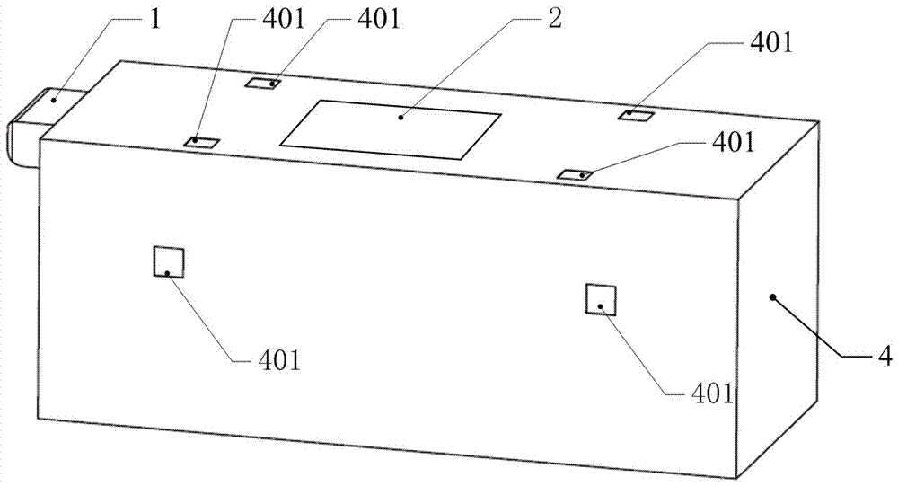 A compartment of a bulk grain transport vehicle with forced ventilation and natural ventilation