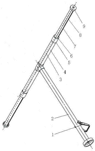 Fire gun of high-rising building outer wall