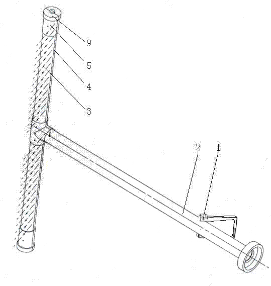 Fire gun of high-rising building outer wall