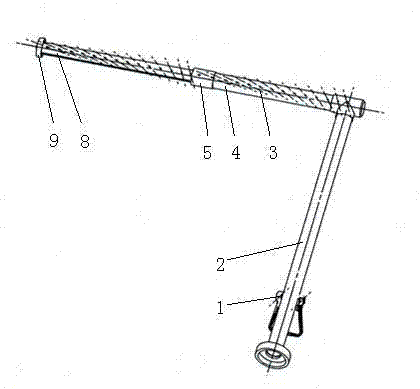 Fire gun of high-rising building outer wall