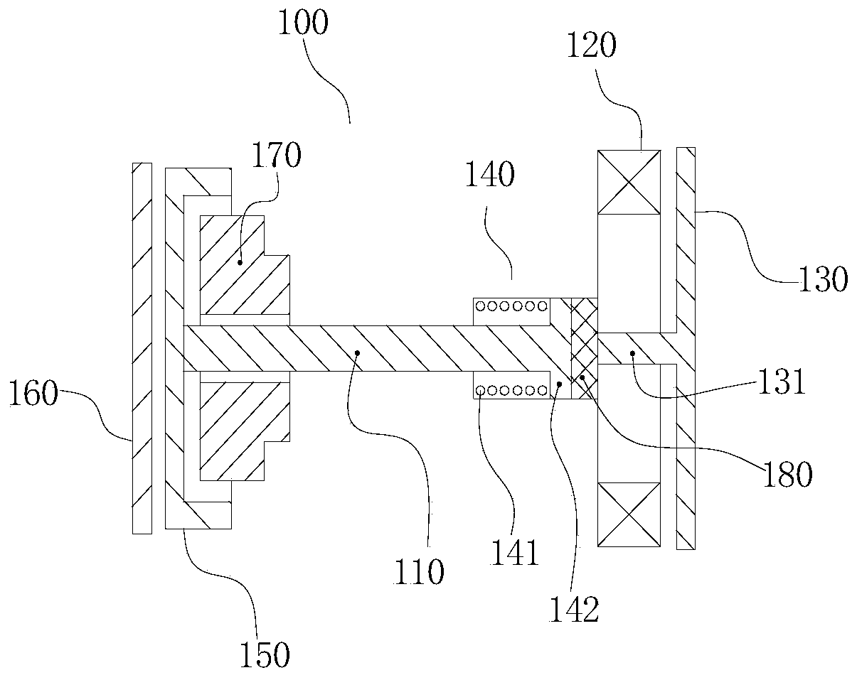 Electromagnetic tooth embedding type clutch and two-motor hybrid power system