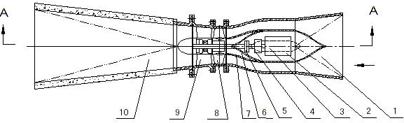 Composite tubular pump device