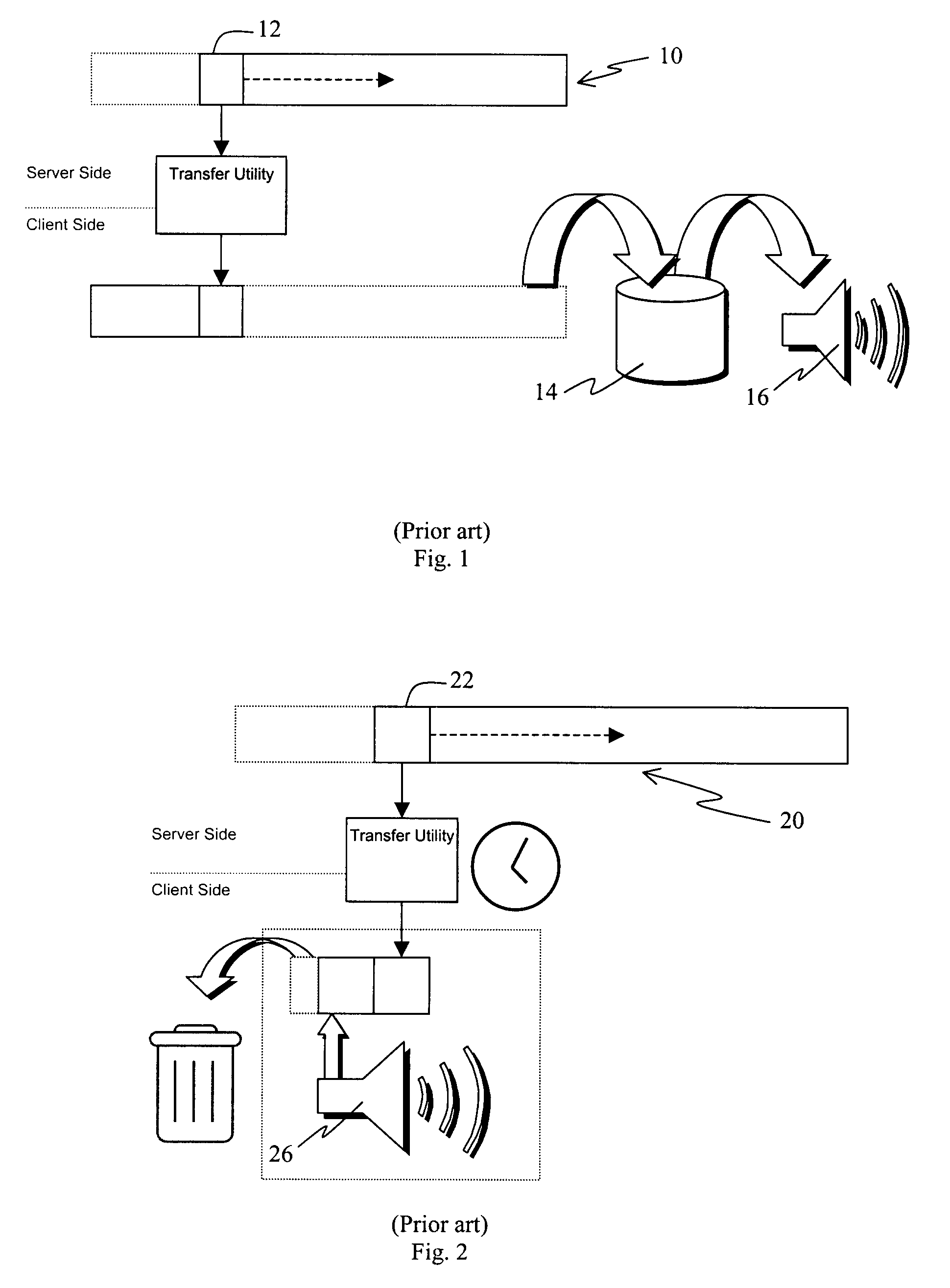 Segmentation and transmission of audio streams