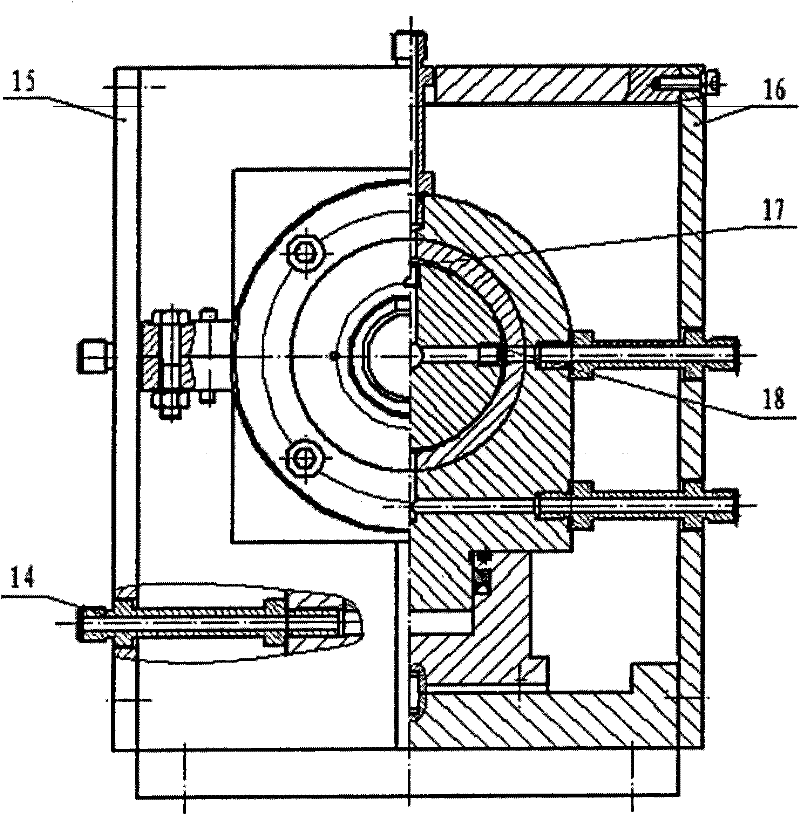 Comprehensive performance test table for water-lubricated dynamic-static pressure radial sliding bearing