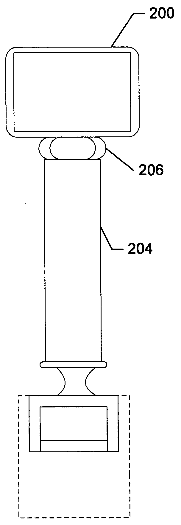 Apparatus and method for imaging-assisted intubation using pre-existing practitioner skill set