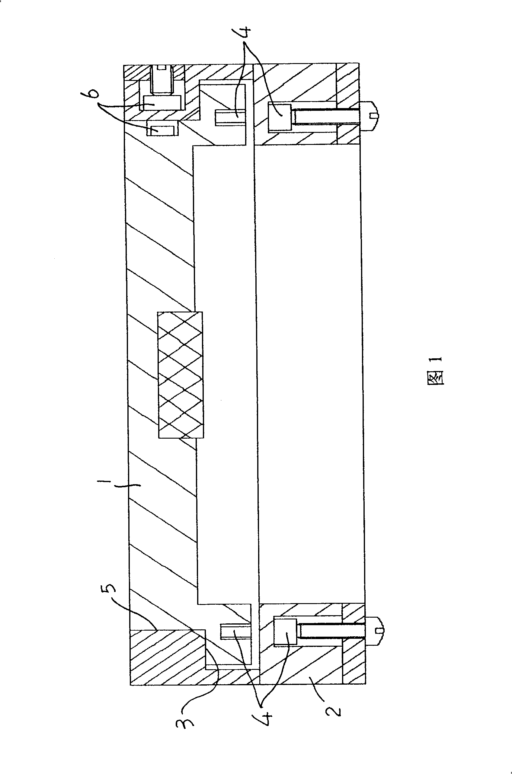 High-precision low-friction magnetic suspension sliding composite guid rail