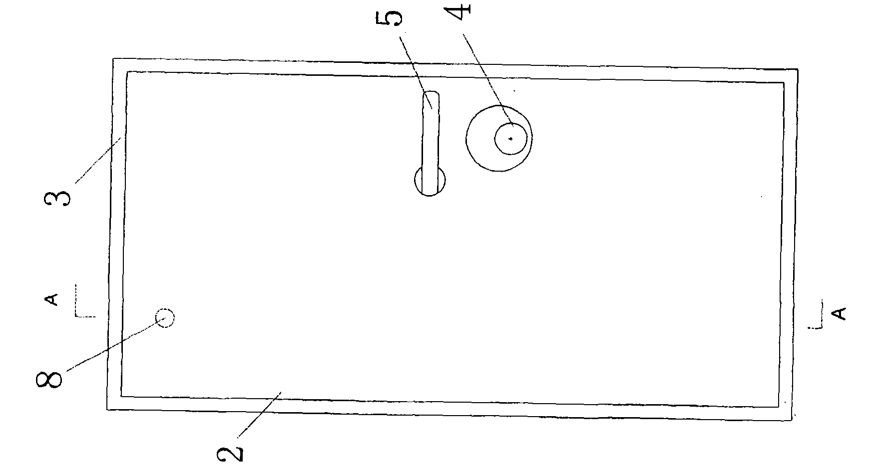 Integrated door capable of forcibly interlocking in a linked manner