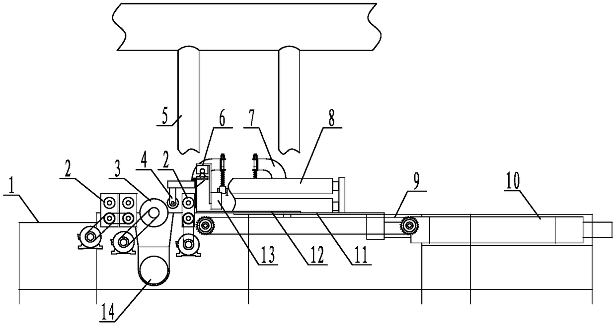 Cutting board prefabricating edge trimming and dividing device