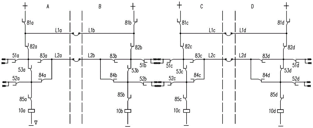 EMU multi-train electrical reconnection control circuit and reconnection method