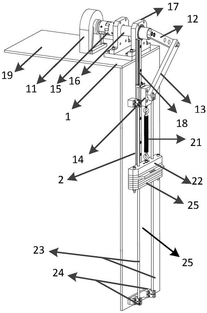 Oscillating float-type wave power generation simulator