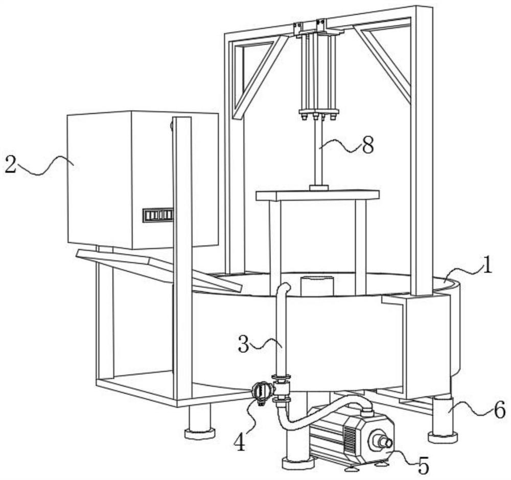 High-strength concrete production equipment and preparation method thereof