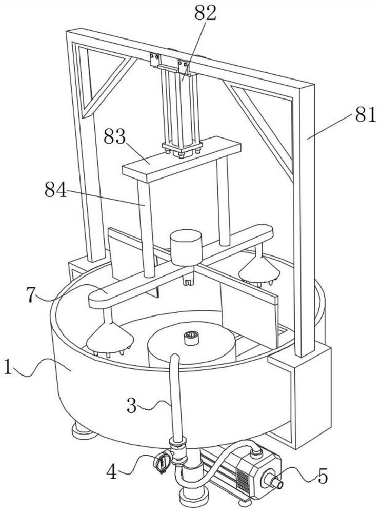 High-strength concrete production equipment and preparation method thereof