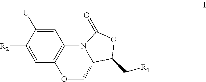 Novel benzoxazine oxazolidinone compounds, preparation methods and uses thereof