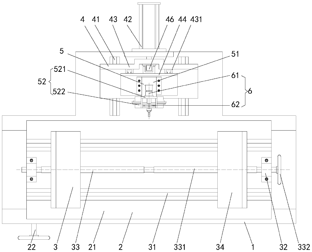 Multifunctional plate slotting machine for customized production of furniture