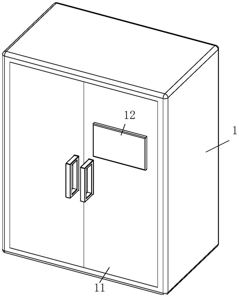 Disinfection wardrobe for hospital nurses and use method of disinfection wardrobe