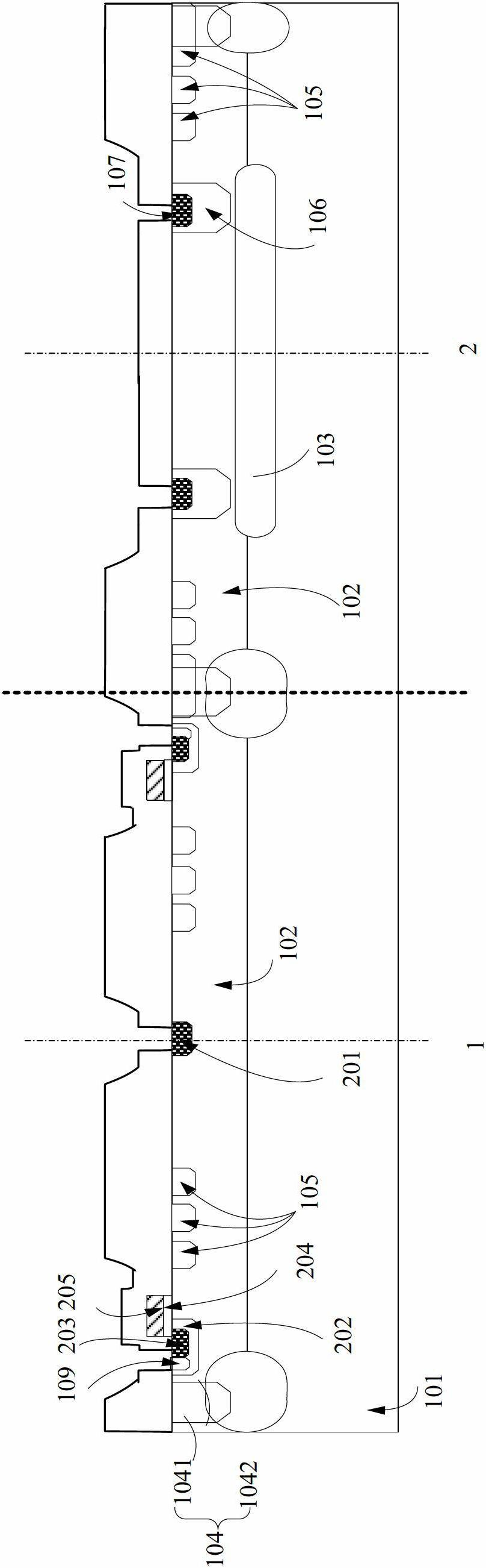 Ultrahigh voltage BCD (Bipolar CMOS DMOS) process and ultrahigh voltage BCD device