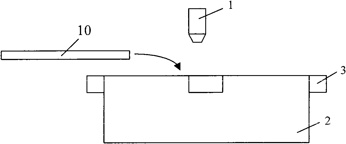 Large-size target ultrasonic treatment device and treatment method thereof