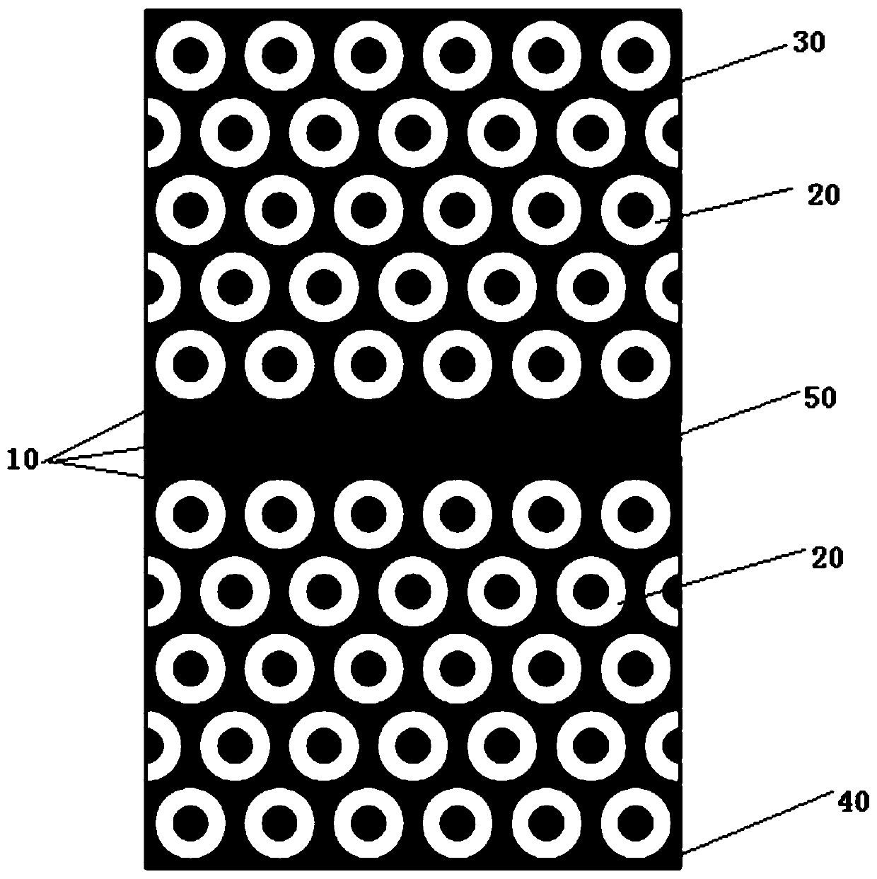 Negative refractive index waveguide fast light device based on Dirac-like point and design method