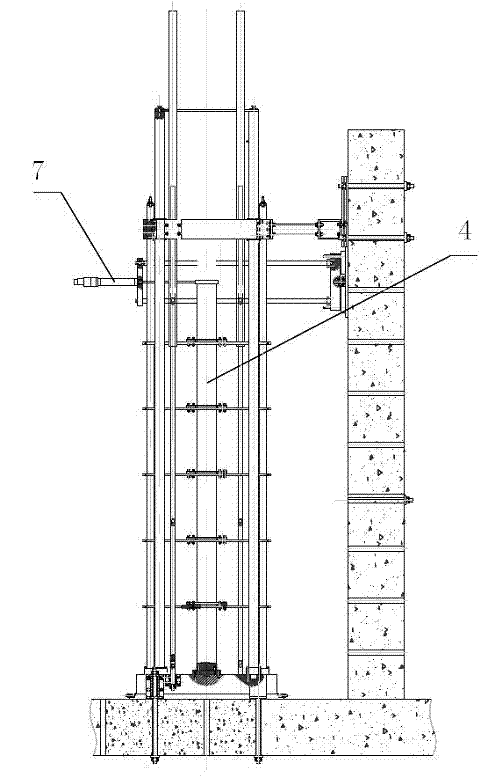 Comprehensive mechanical property test device of fuel assembly and test method thereof