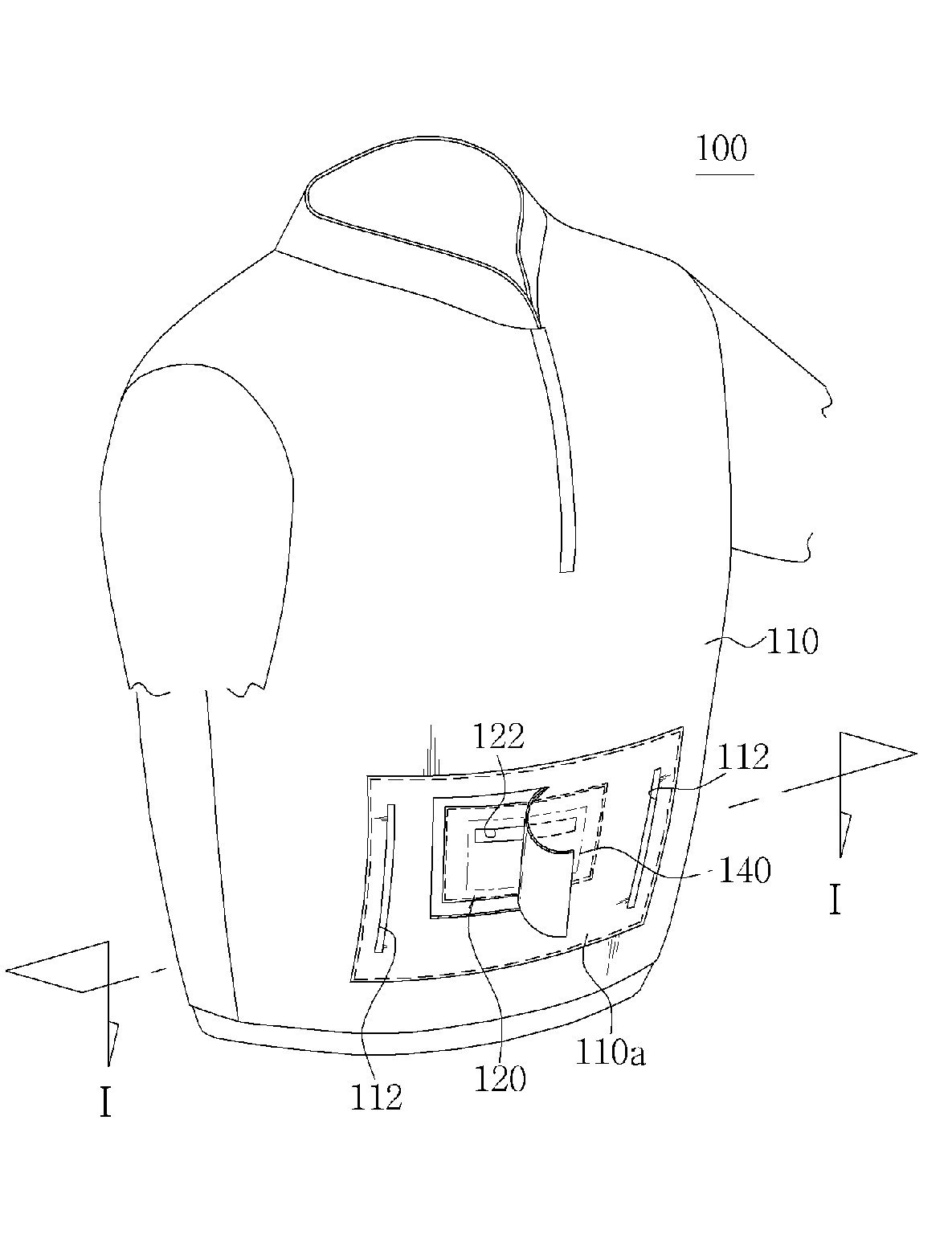 Jacket having warm pocket