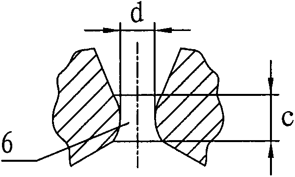 A liquid pressure nozzle