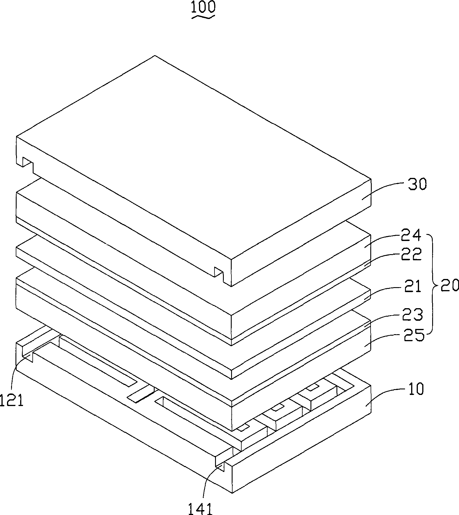 Fuel cell polar plate and fuel cell using the same