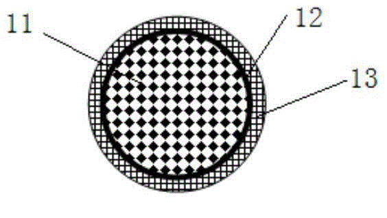 Sucker rod with composite spiral abrasion-resistant layer, manufacturing device and manufacturing method