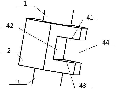 Power supply wiring column structure and use method thereof