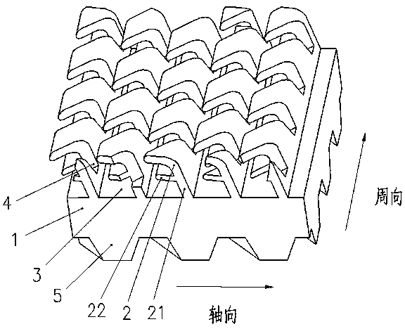 Composite hole evaporation heat exchange tube