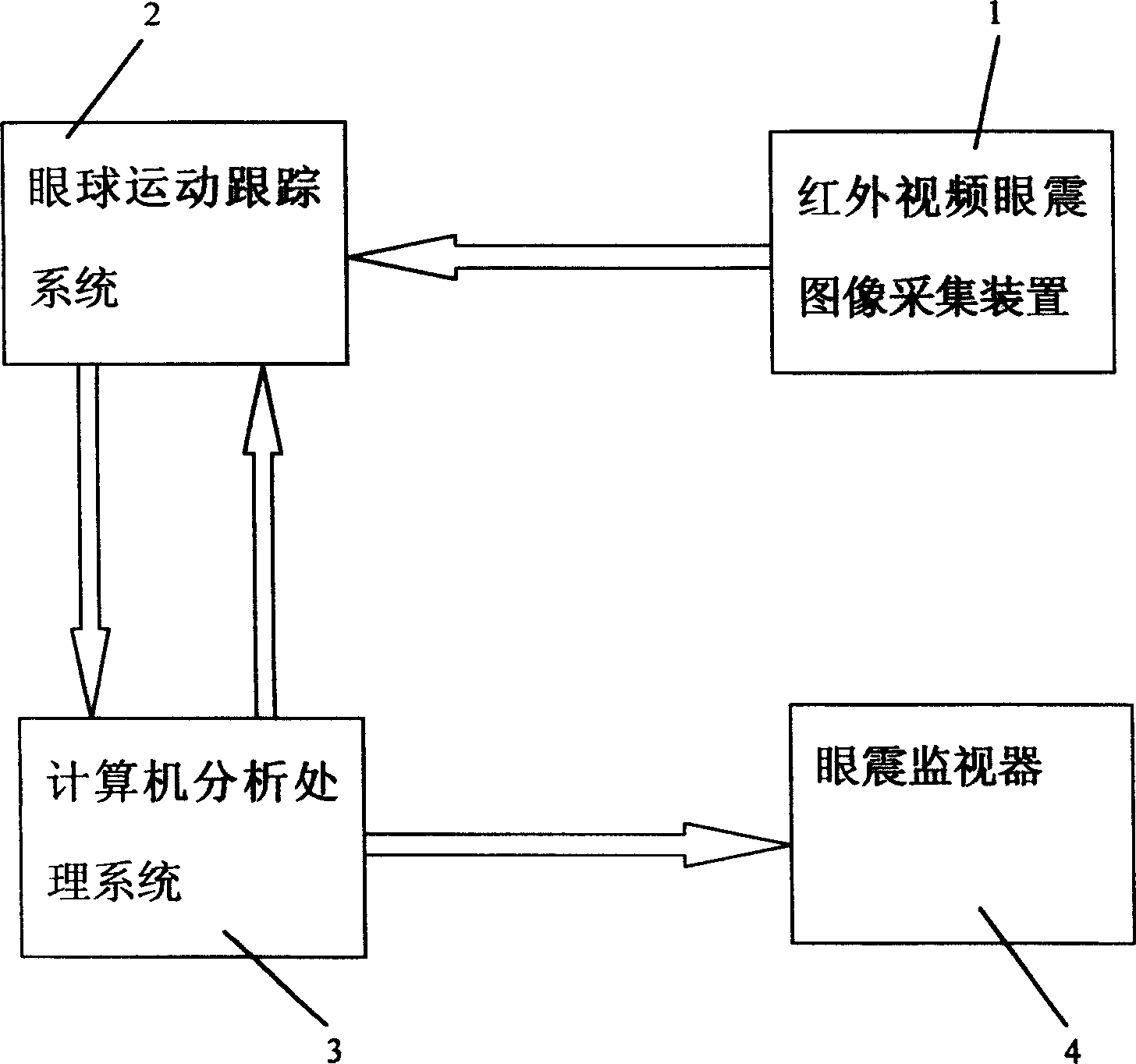 Video frequency electronystagmograph instrument and automatic generation of video frequency electronystagmograph