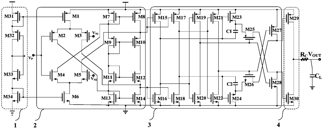 An output buffer for amoled column driver circuit