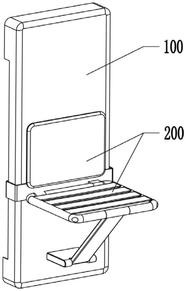 Power assisting shower seat and power assisting method