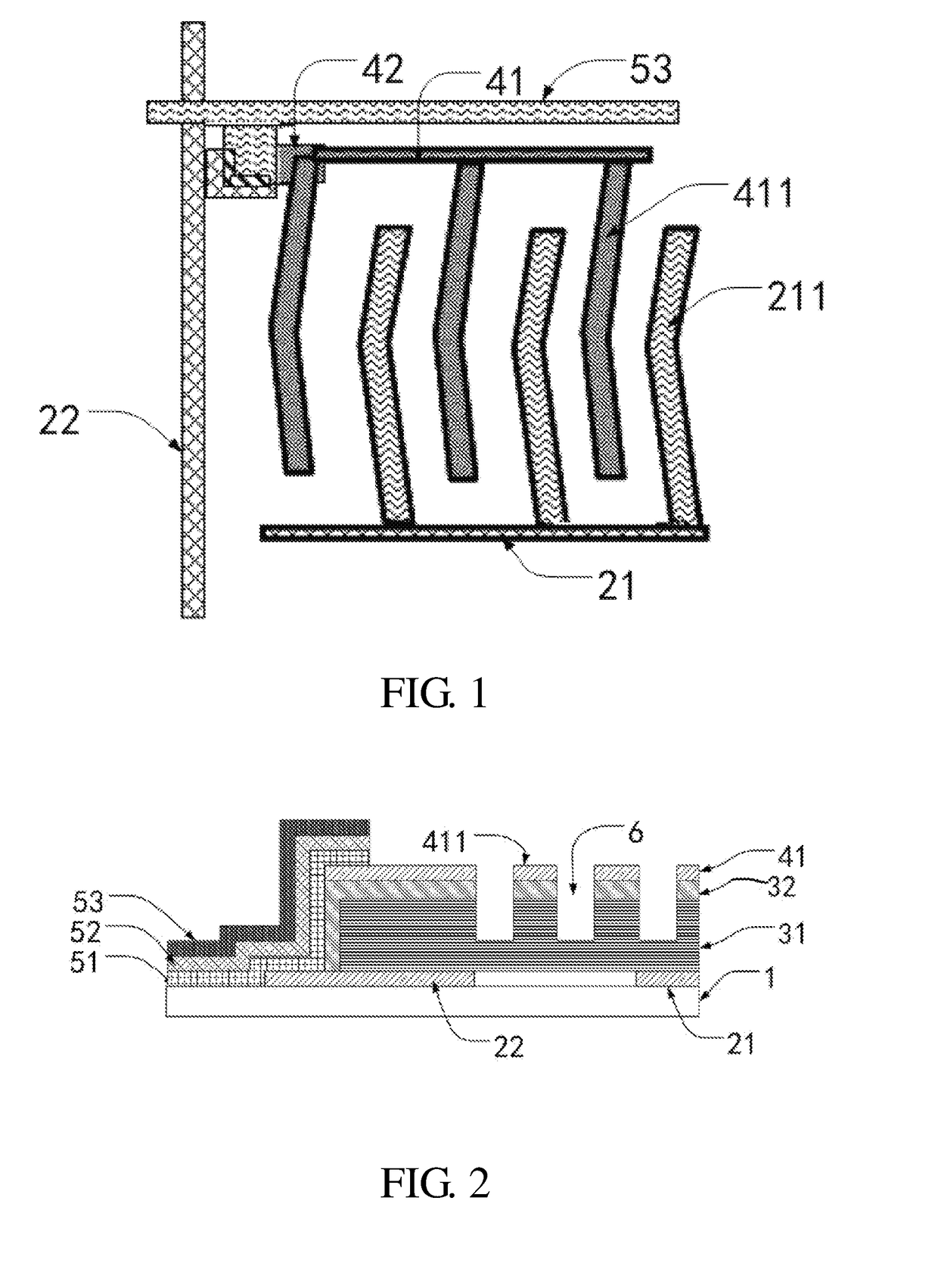 Organic thin film transistor having perpendicular channels in pixel structure and method for manufacturing same