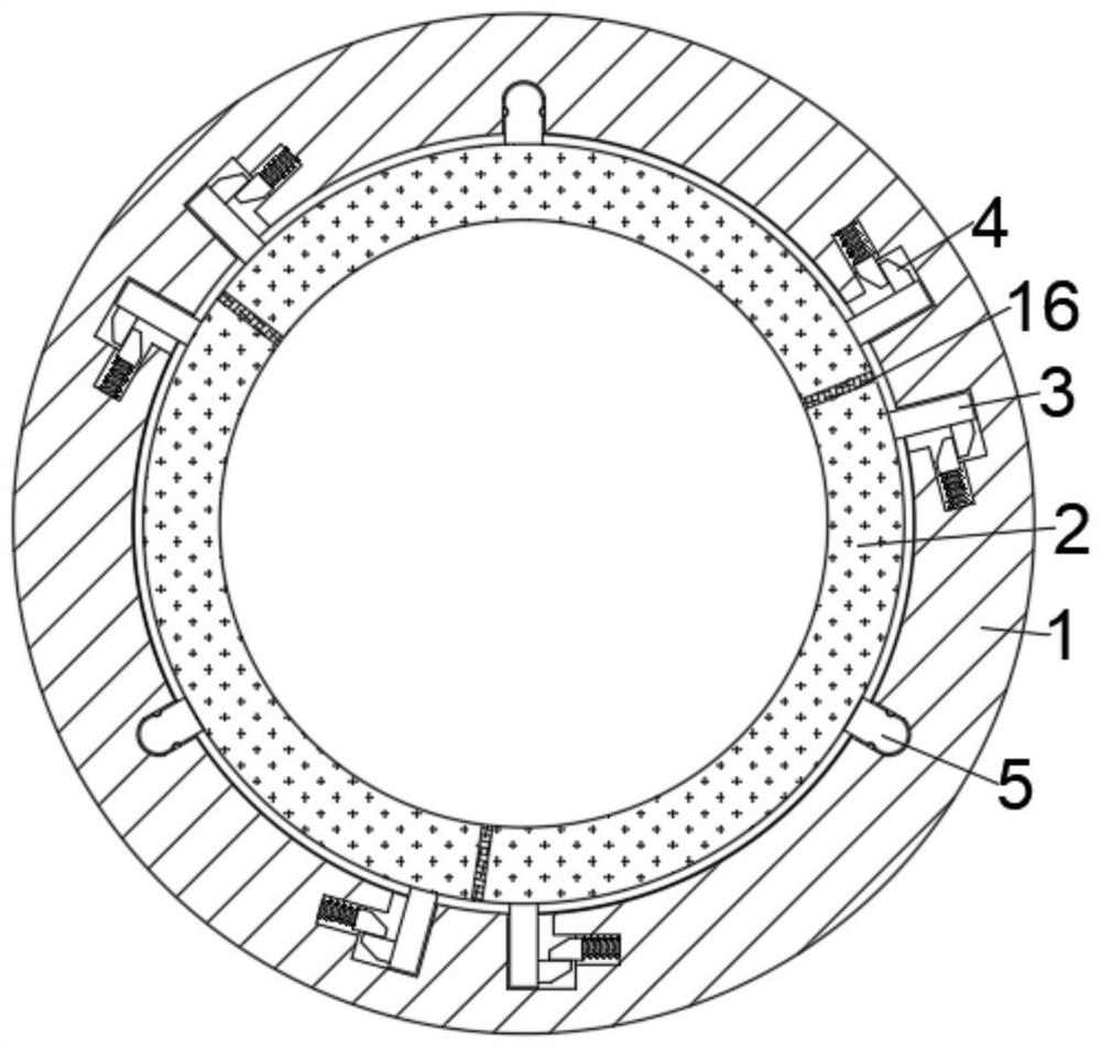 Motor magnetic sheet convenient to install