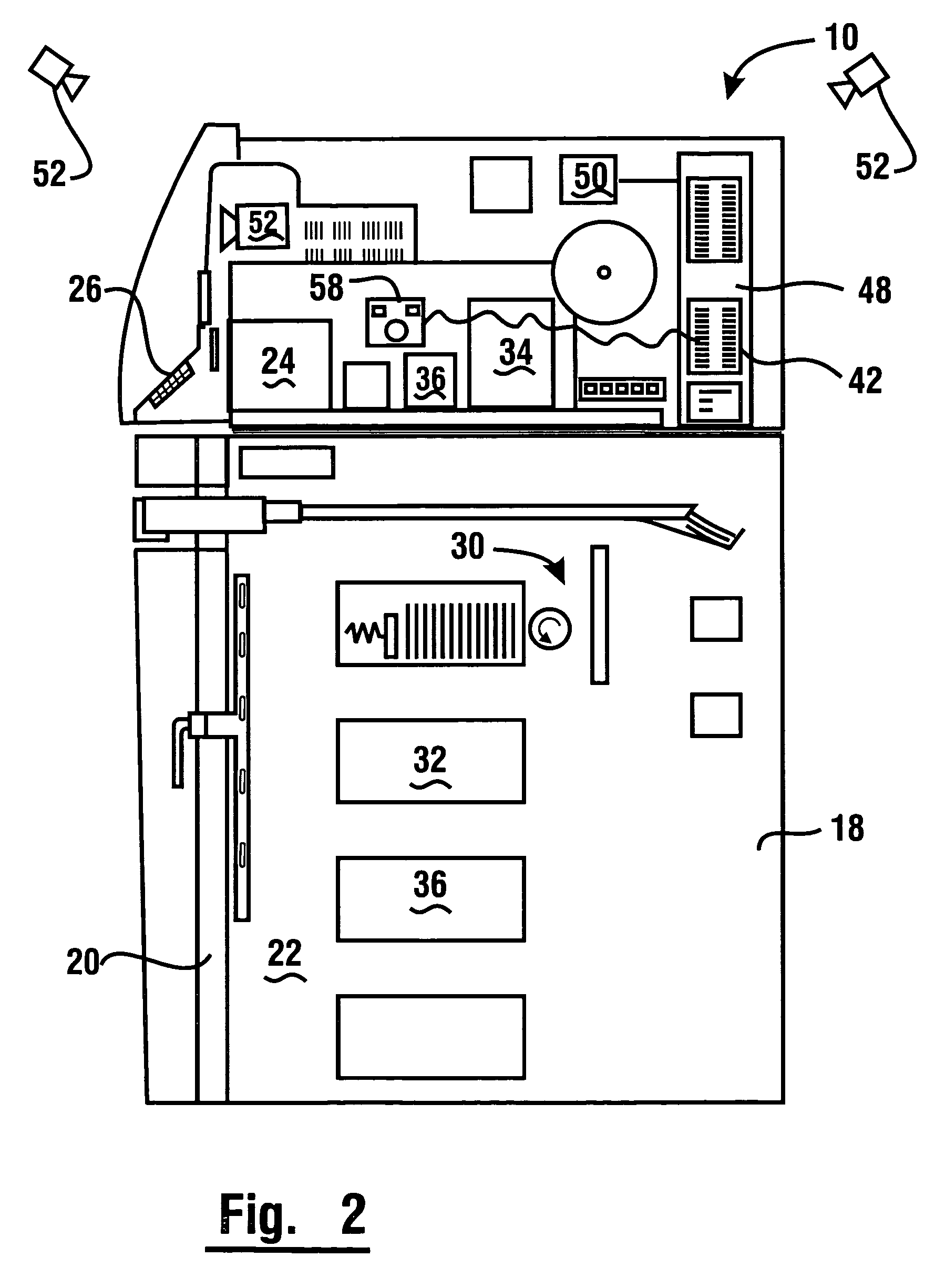 Automated banking system controlled responsive to data bearing records