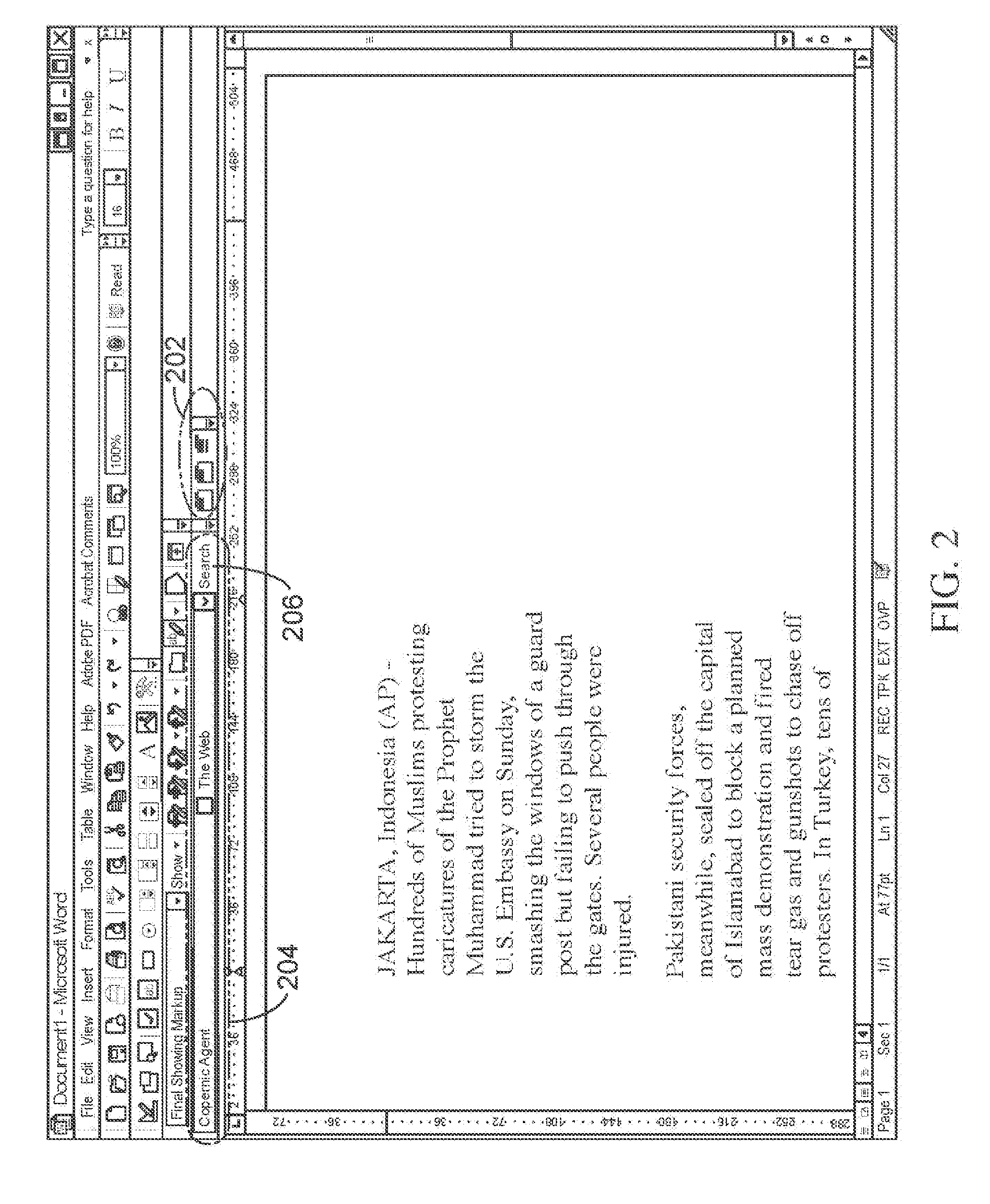 Systems and Methods for Embedded Internet Searching, and Result Display