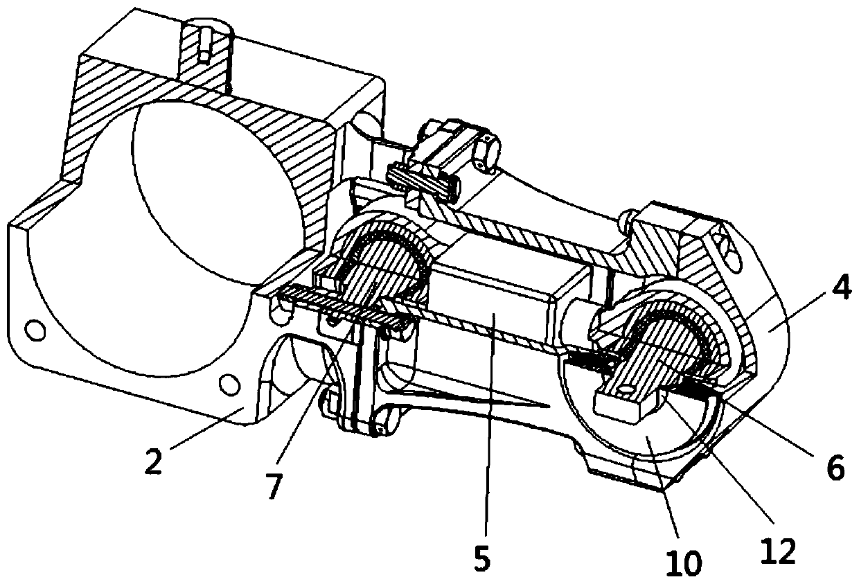 Embedded butt-joint type axle box positioning device capable of actively adjusting longitudinal displacement