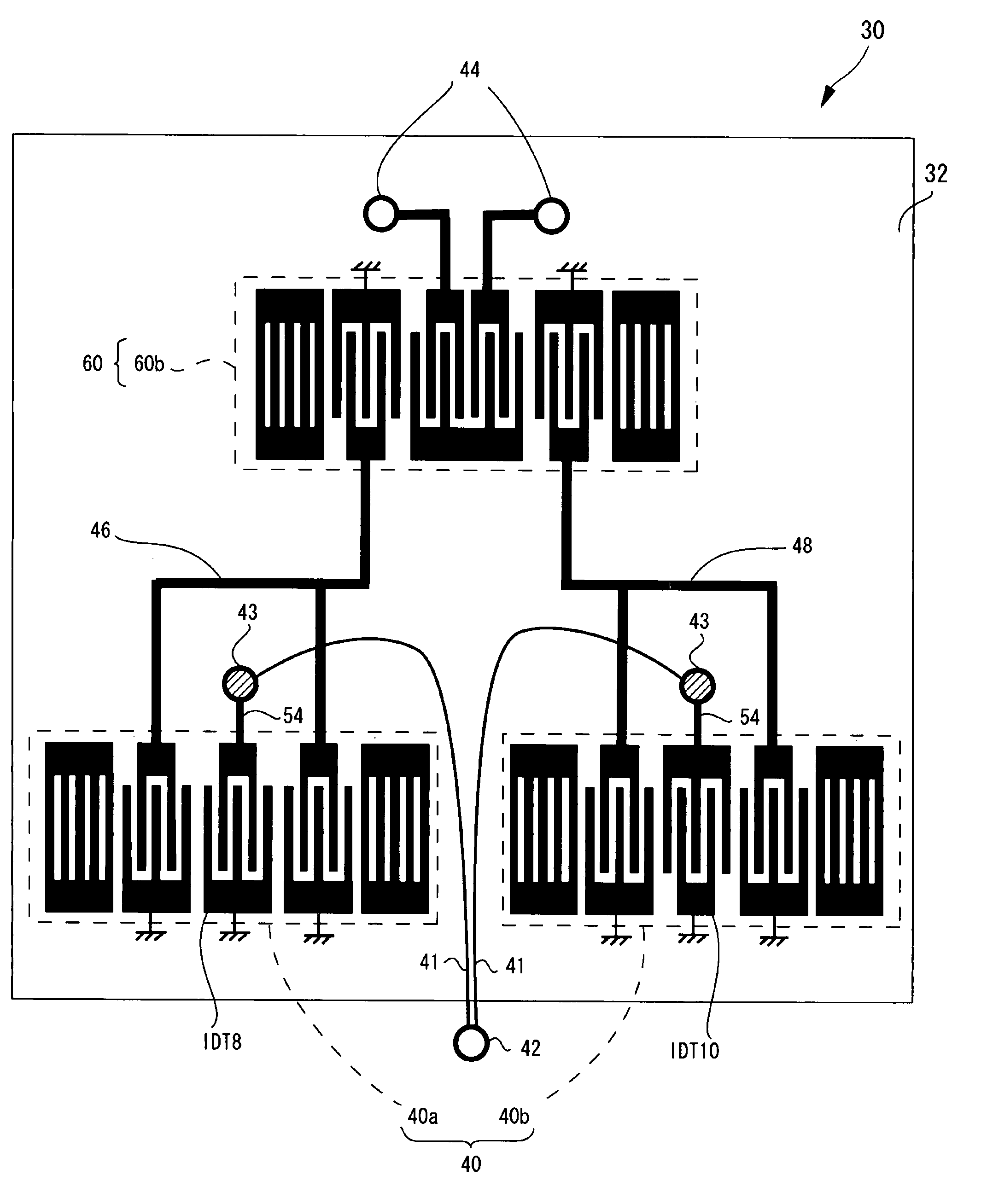 Balance filter and duplexer