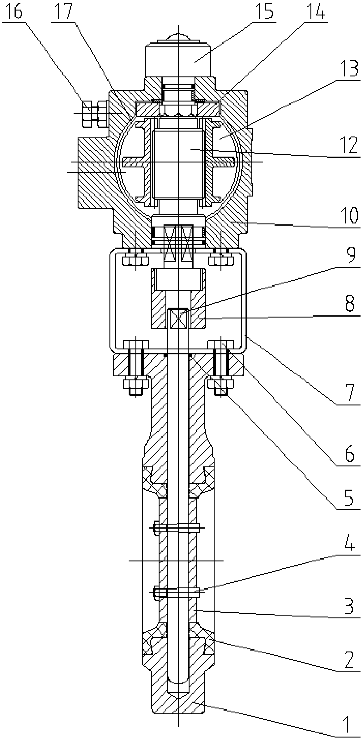 Pneumatic butterfly valve