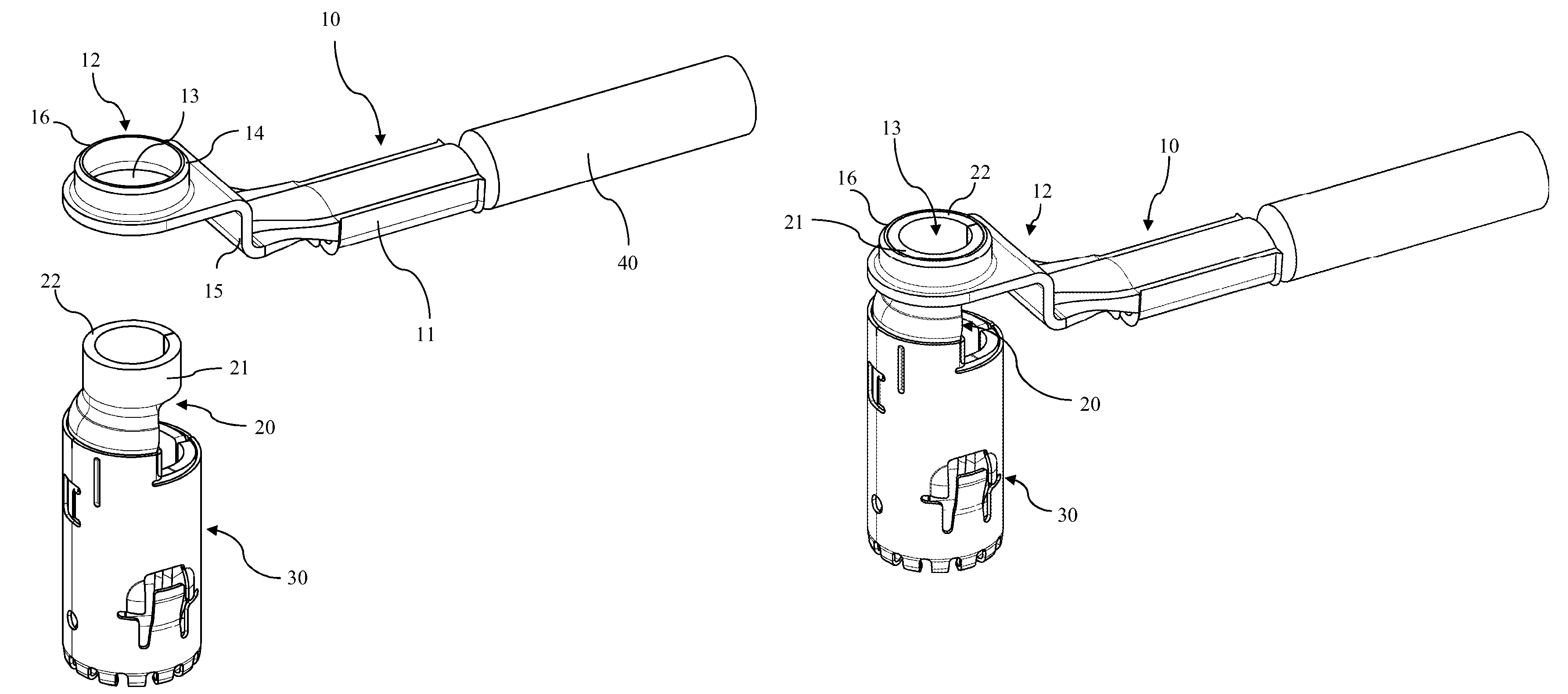 Electrical power terminal fastened to a wire connection member