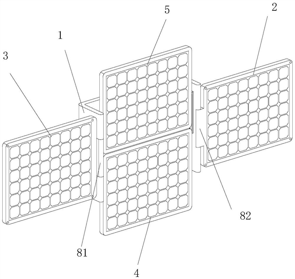 Telescopic and foldable electric automobile photovoltaic sun-shading device