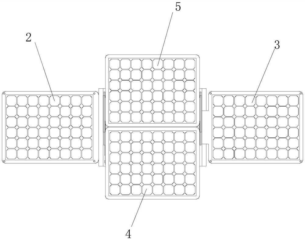 Telescopic and foldable electric automobile photovoltaic sun-shading device